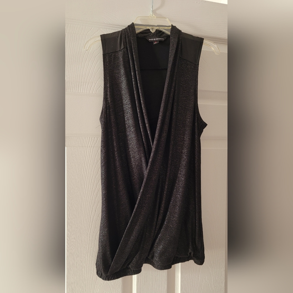 Metallic tank top by Rock & Republic size S